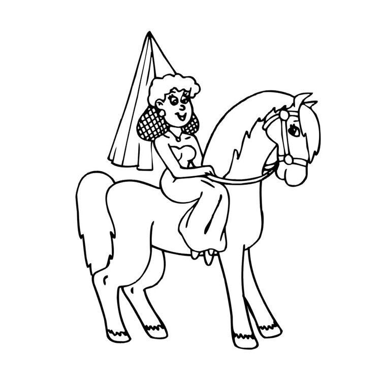 Coloring page: Horse (Animals) #2317 - Free Printable Coloring Pages
