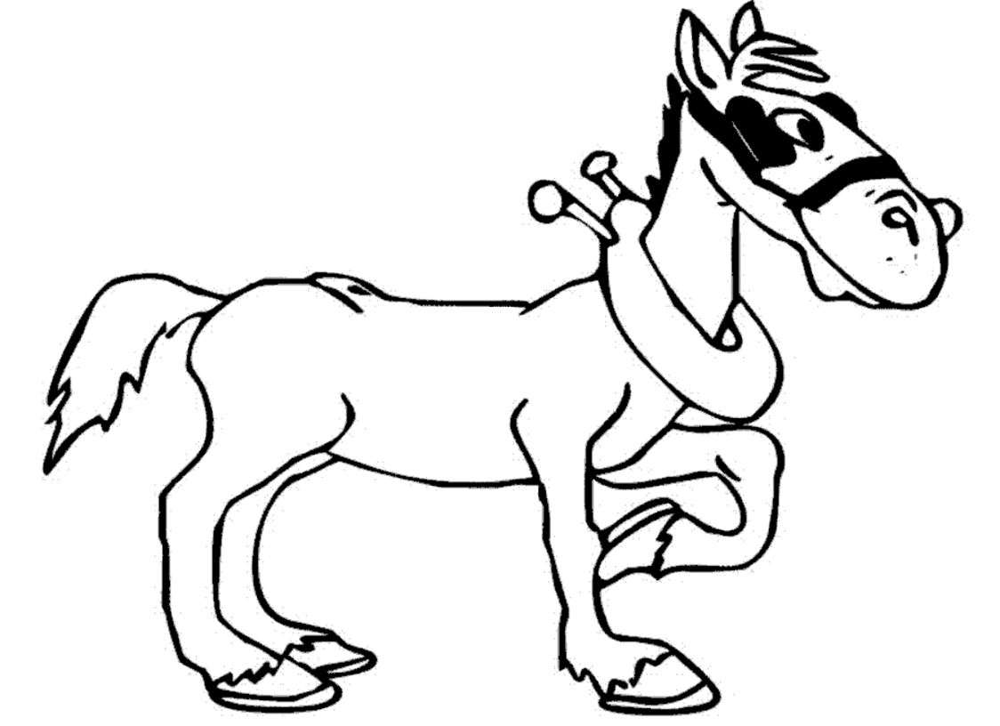 Coloring page: Horse (Animals) #2331 - Free Printable Coloring Pages