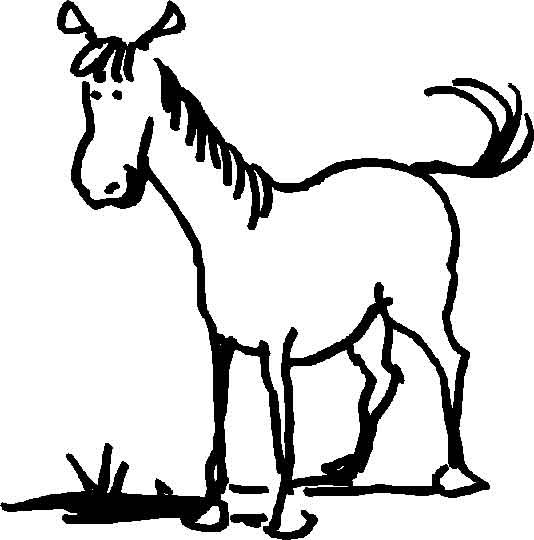 Coloring page: Horse (Animals) #2332 - Free Printable Coloring Pages