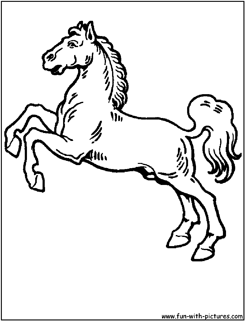 Coloring page: Horse (Animals) #2340 - Free Printable Coloring Pages