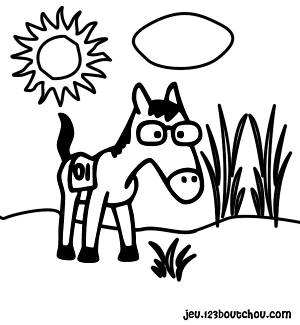 Coloring page: Horse (Animals) #2359 - Free Printable Coloring Pages