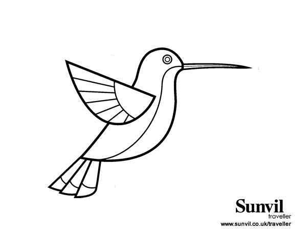 Coloring page: Humming-bird (Animals) #3792 - Free Printable Coloring Pages
