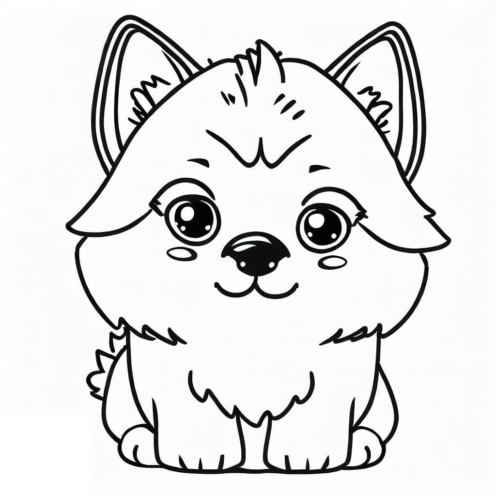 Free printable Husky coloring page #189104 from Animals collection