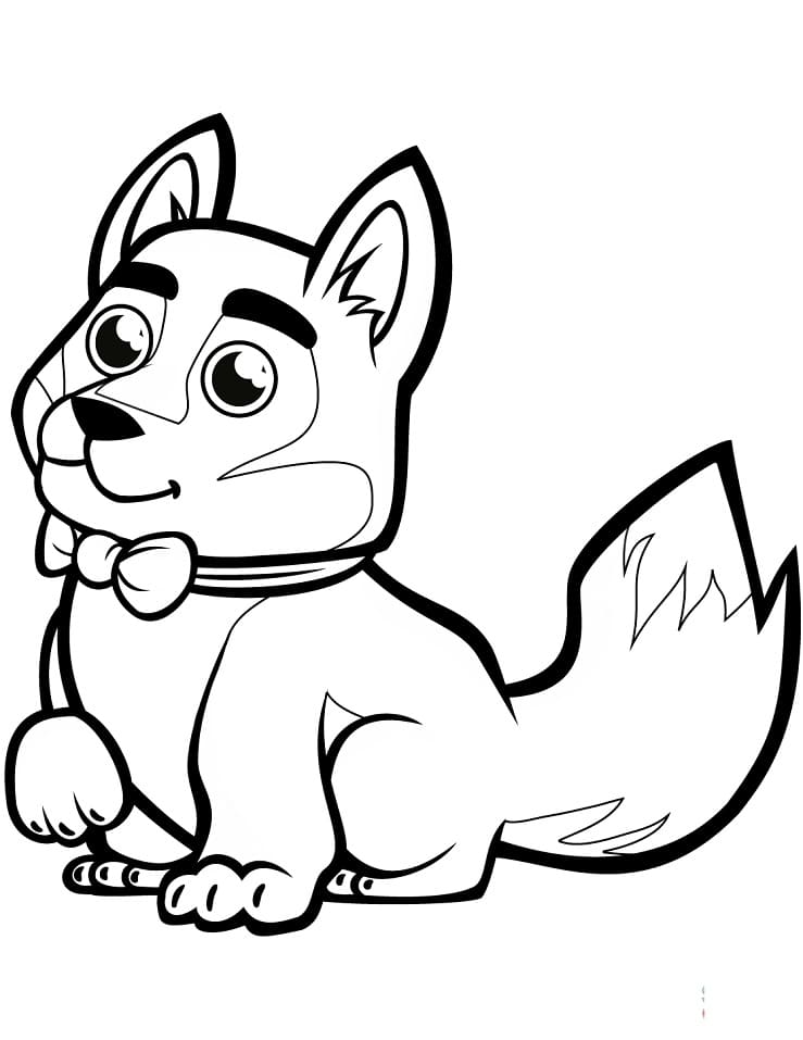 Free printable Husky coloring page #189121 from Animals collection Free printable Husky coloring page #189121 from Animals collection