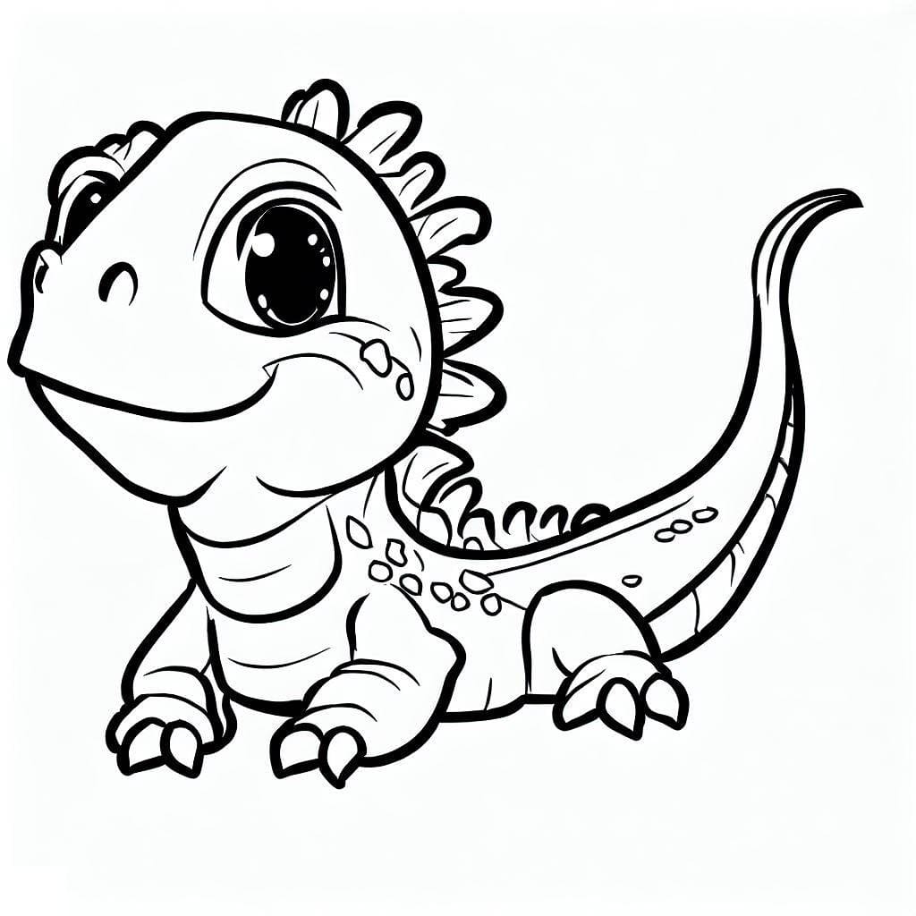 Free printable Iguana coloring page #188780 from Animals collection Free printable Iguana coloring page #188780 from Animals collection