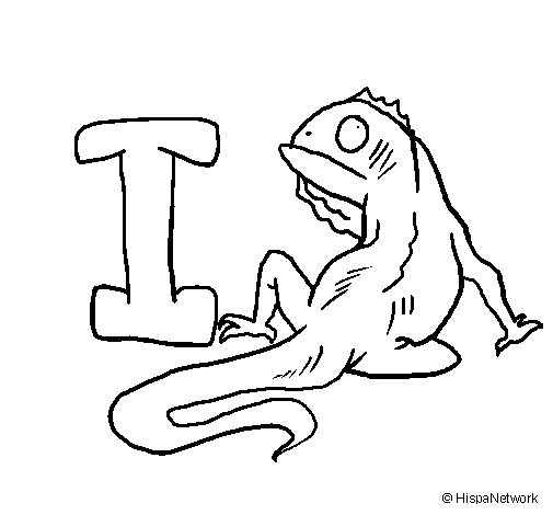Coloring page: Iguana (Animals) #8916 - Free Printable Coloring Pages