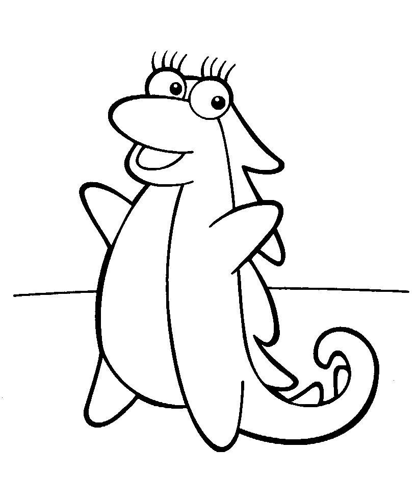 Coloring page: Iguana (Animals) #8920 - Free Printable Coloring Pages