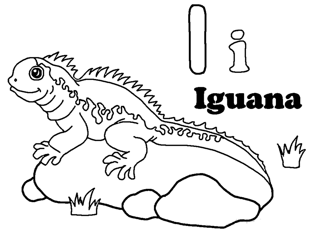 Coloring page: Iguana (Animals) #8984 - Free Printable Coloring Pages