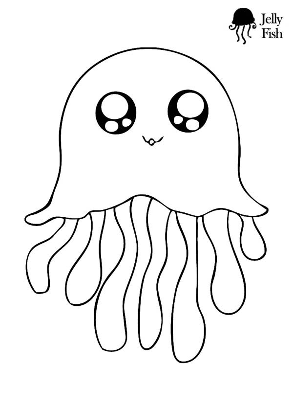Coloring page: Jellyfish (Animals) #20411 - Free Printable Coloring Pages