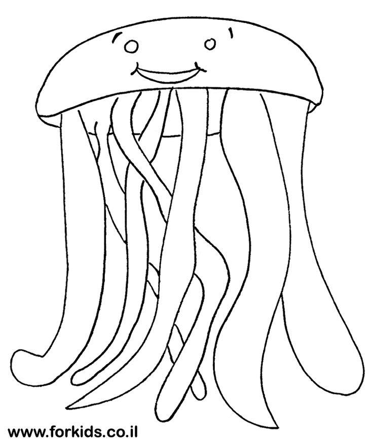 Coloring page: Jellyfish (Animals) #20430 - Free Printable Coloring Pages