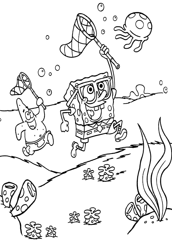 Coloring page: Jellyfish (Animals) #20432 - Free Printable Coloring Pages
