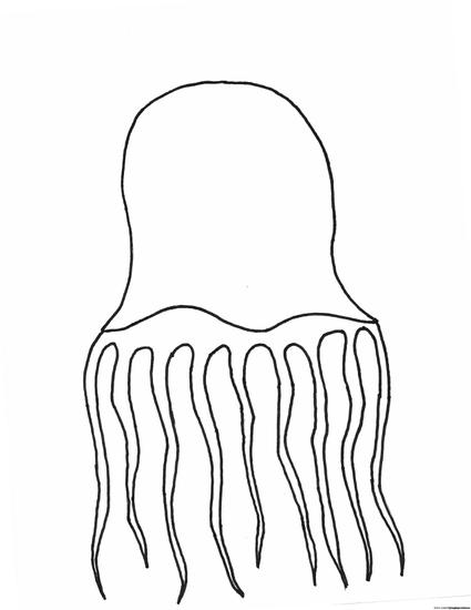 Coloring page: Jellyfish (Animals) #20477 - Free Printable Coloring Pages