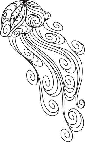 Coloring page: Jellyfish (Animals) #20485 - Free Printable Coloring Pages