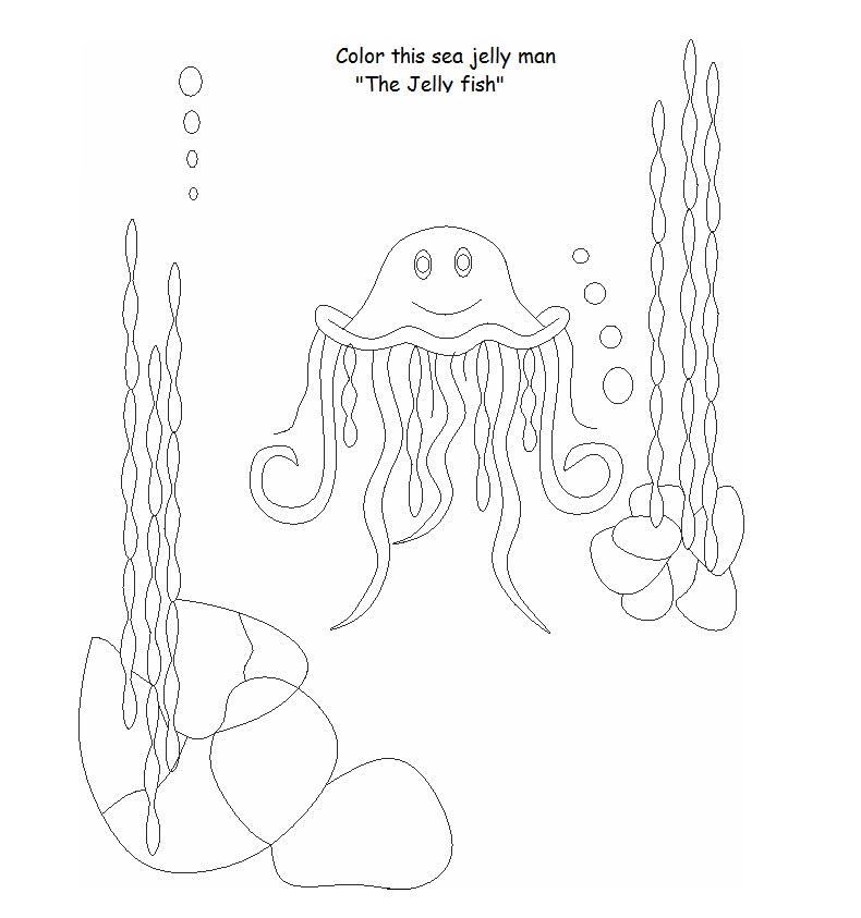 Coloring page: Jellyfish (Animals) #20490 - Free Printable Coloring Pages