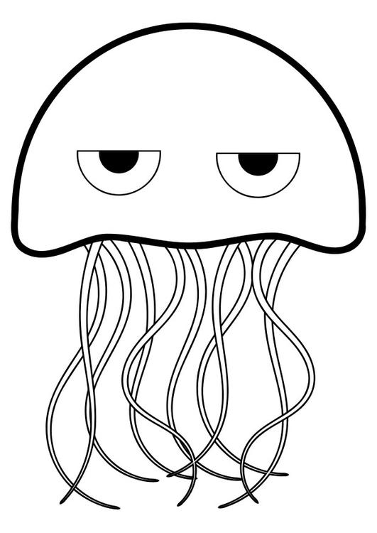 Coloring page: Jellyfish (Animals) #20501 - Free Printable Coloring Pages