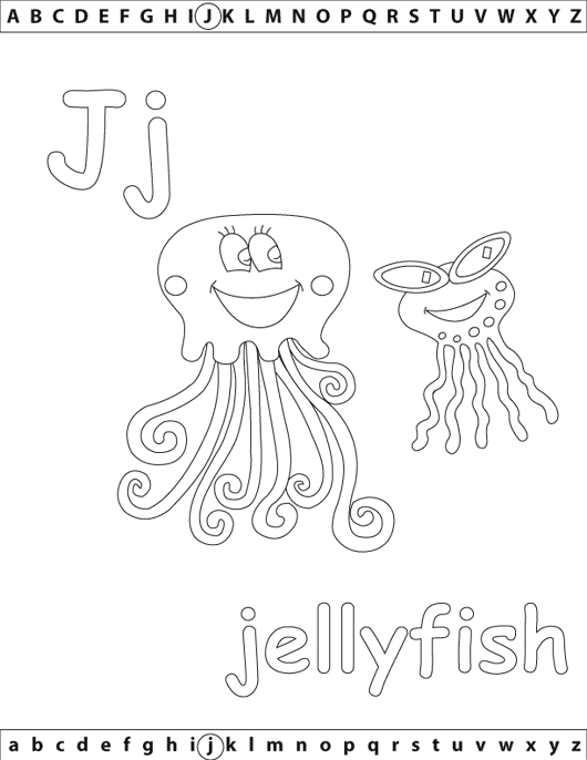Coloring page: Jellyfish (Animals) #20533 - Free Printable Coloring Pages