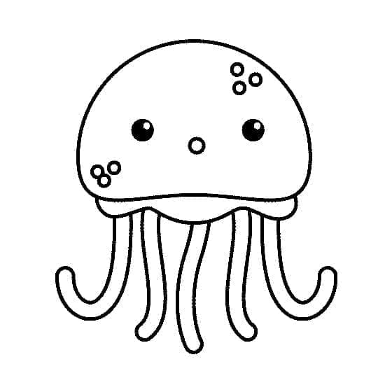 Free printable Jellyfish coloring page #208813 from Animals collection