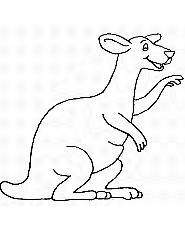 Coloring page: Kangaroo (Animals) #9120 - Free Printable Coloring Pages