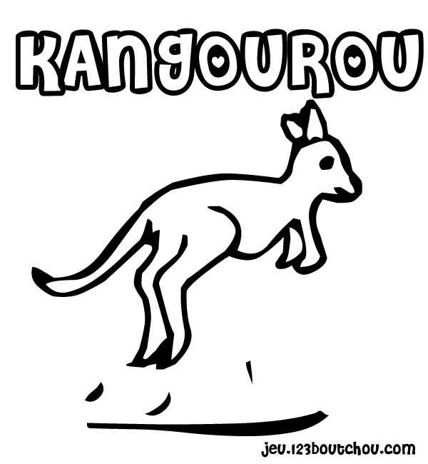 Coloring page: Kangaroo (Animals) #9174 - Free Printable Coloring Pages