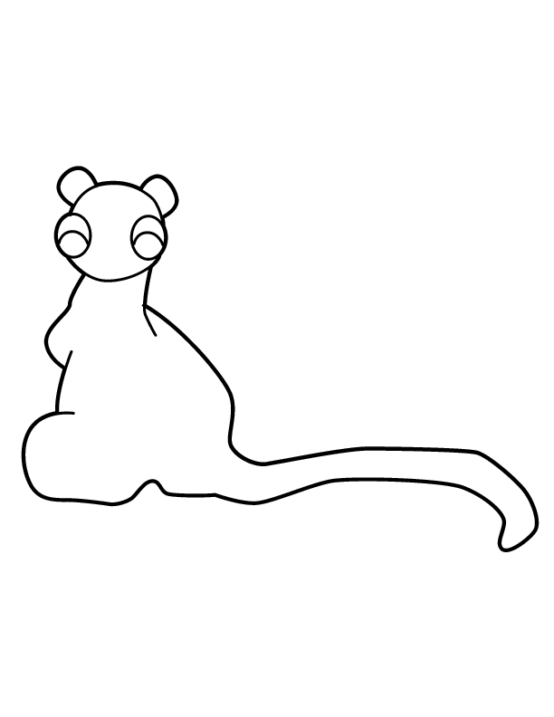 Coloring page: Kangaroo (Animals) #9237 - Free Printable Coloring Pages