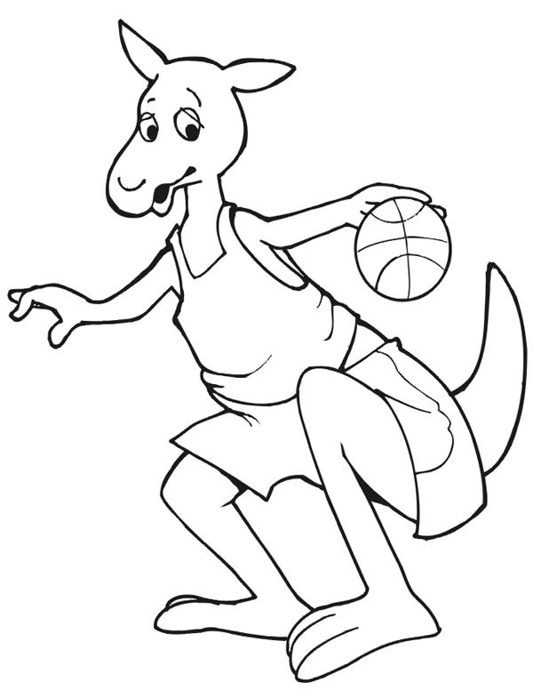 Coloring page: Kangaroo (Animals) #9262 - Free Printable Coloring Pages