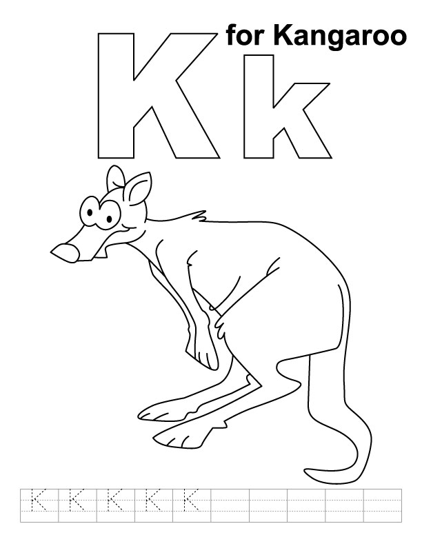 Coloring page: Kangaroo (Animals) #9268 - Free Printable Coloring Pages