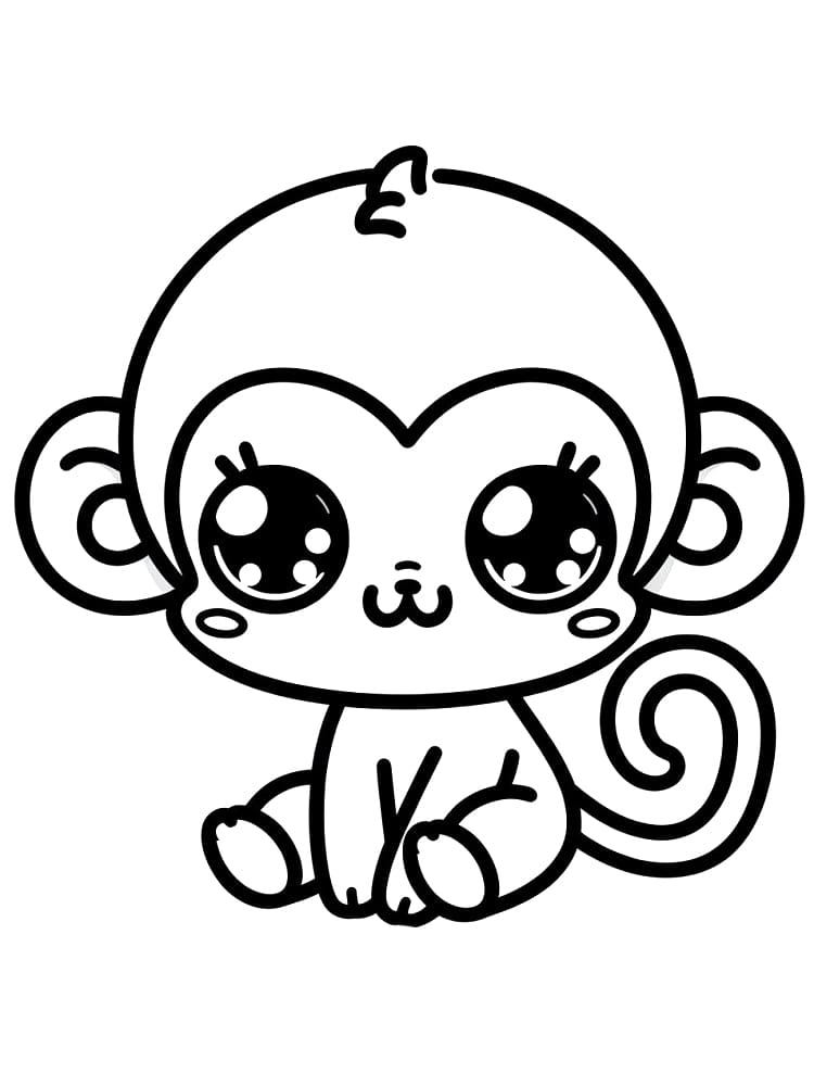 Free printable Kawaii Animals coloring page #209250 from Animals collection