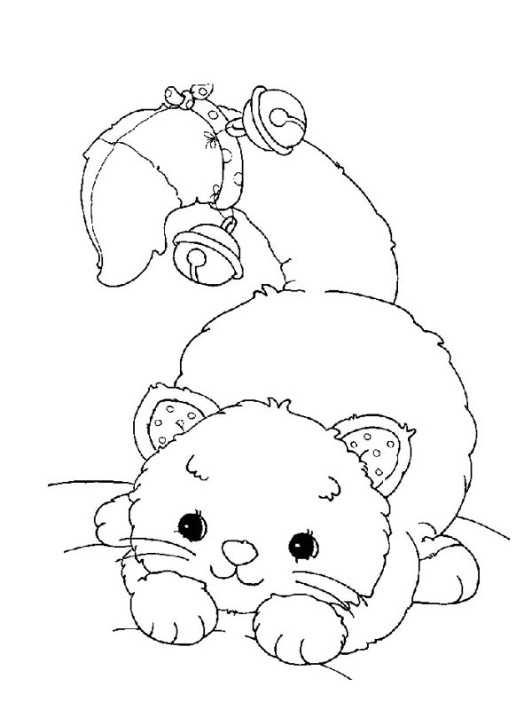 Coloring page: Kitten (Animals) #18045 - Free Printable Coloring Pages