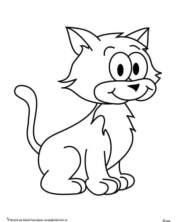 Coloring page: Kitten (Animals) #18054 - Free Printable Coloring Pages