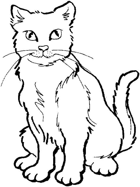 Coloring page: Kitten (Animals) #18056 - Free Printable Coloring Pages