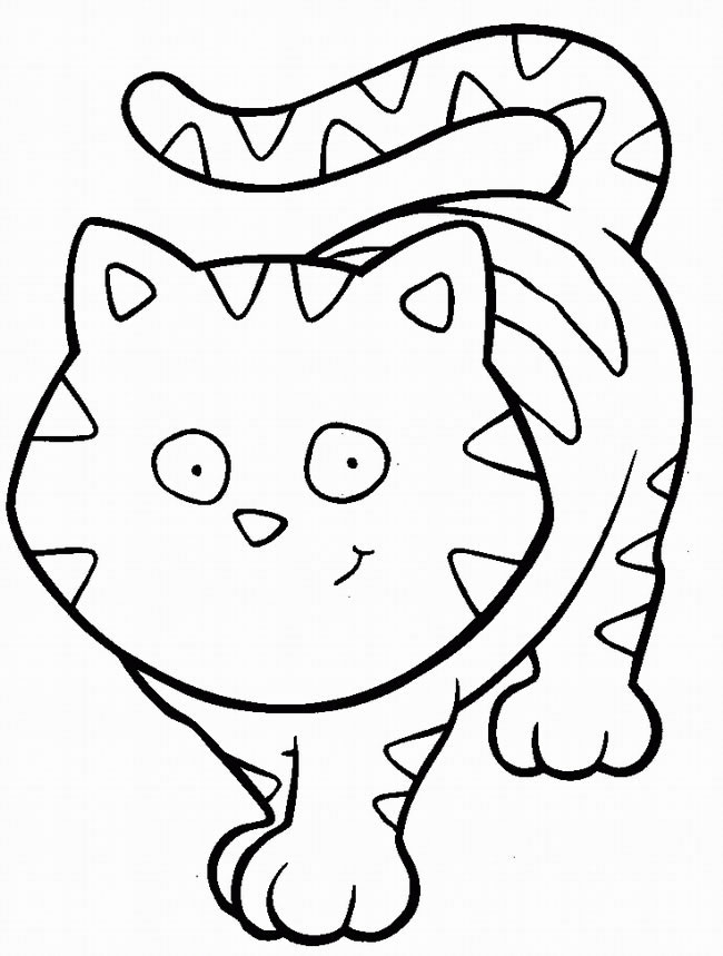 Coloring page: Kitten (Animals) #18062 - Free Printable Coloring Pages