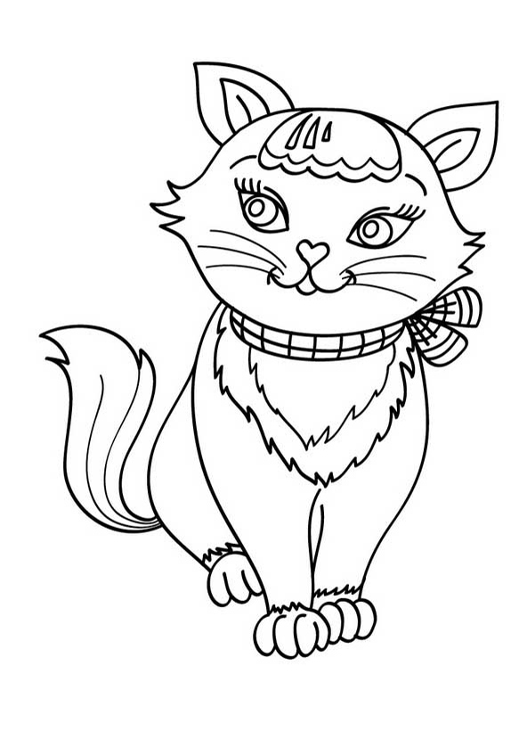 Coloring page: Kitten (Animals) #18074 - Free Printable Coloring Pages