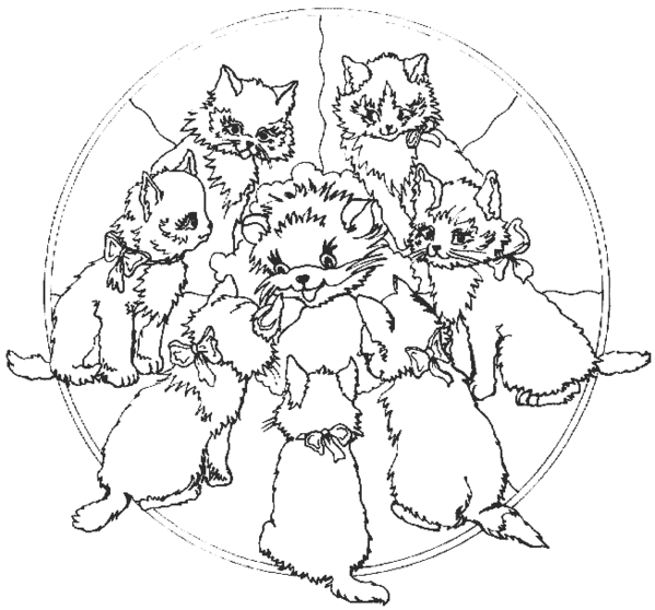 Coloring page: Kitten (Animals) #18091 - Free Printable Coloring Pages