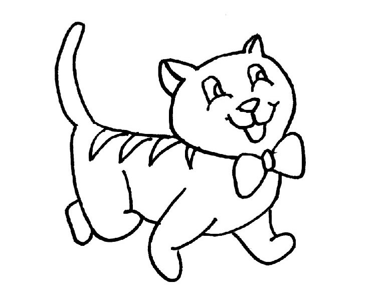 Coloring page: Kitten (Animals) #18119 - Free Printable Coloring Pages