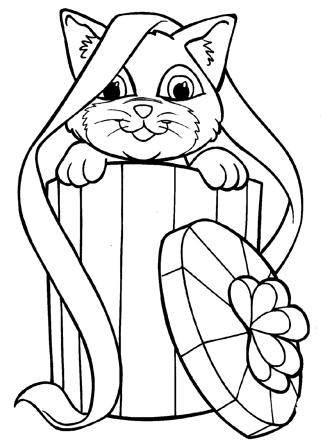 Coloring page: Kitten (Animals) #18131 - Free Printable Coloring Pages