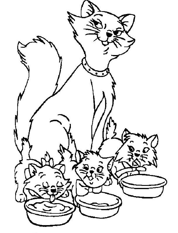 Coloring page: Kitten (Animals) #18184 - Free Printable Coloring Pages