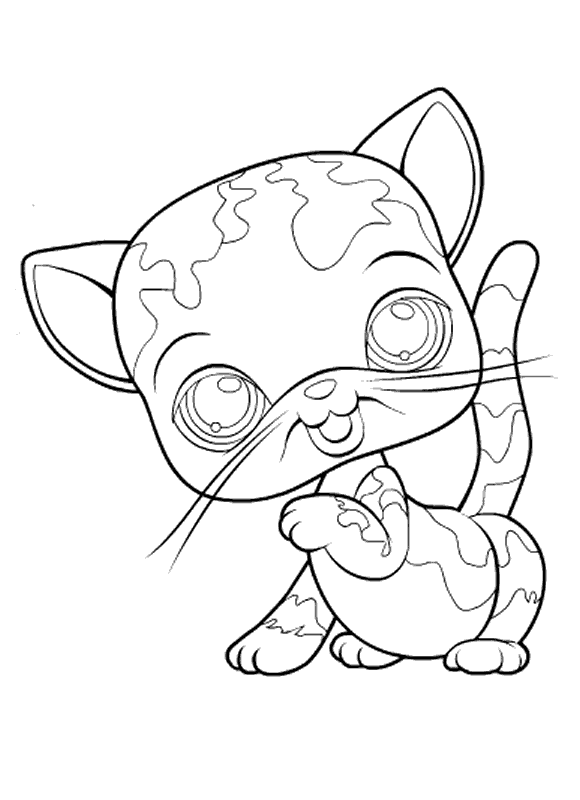 Coloring page: Kitten (Animals) #18198 - Free Printable Coloring Pages