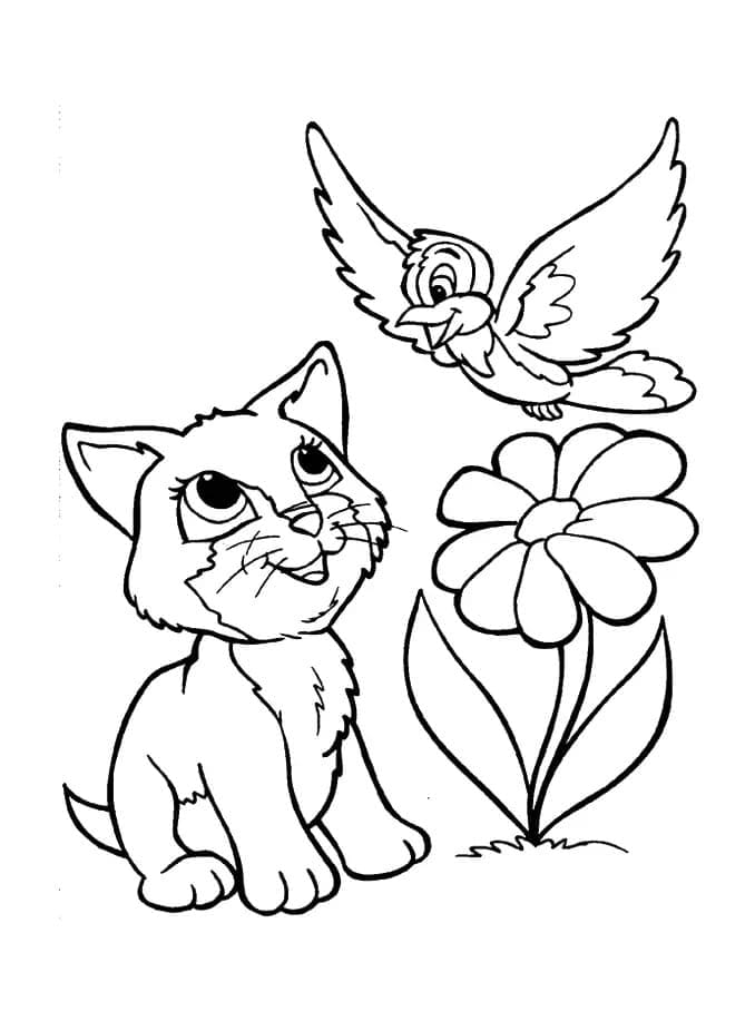 Free printable Kitten coloring page #215371 from Animals collection Free printable Kitten coloring page #215371 from Animals collection