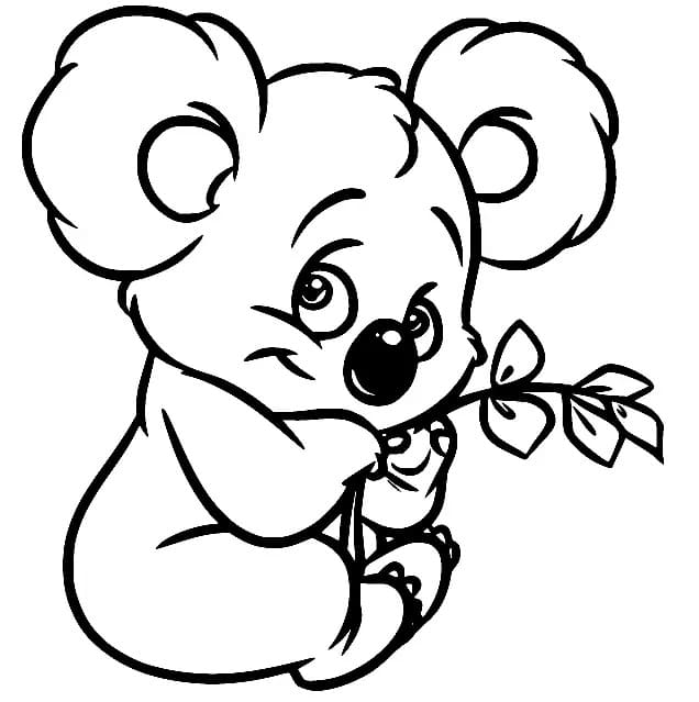 Free printable Koala coloring page #178769 from Animals collection Free printable Koala coloring page #178769 from Animals collection
