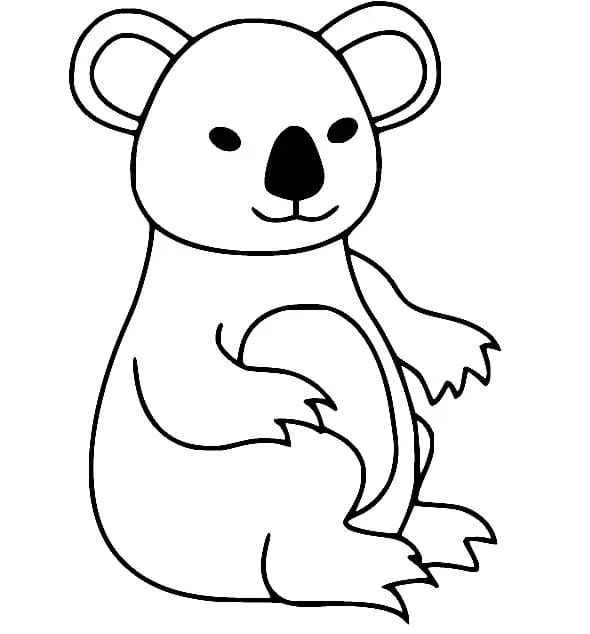 Free printable Koala coloring page #178776 from Animals collection