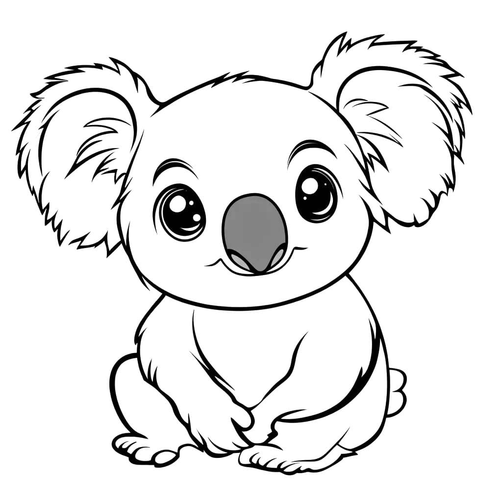 Free printable Koala coloring page #217749 from Animals collection