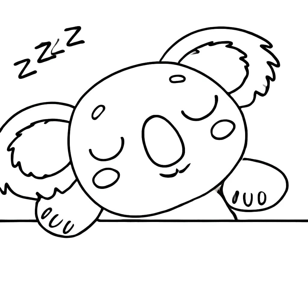 Free printable Koala coloring page #217754 from Animals collection