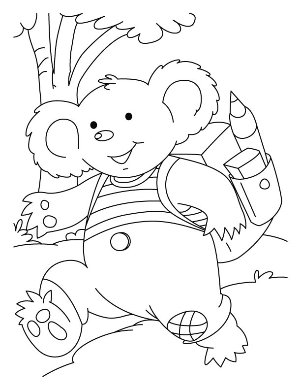 Coloring page: Koala (Animals) #9329 - Free Printable Coloring Pages