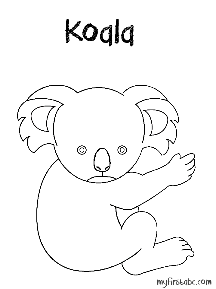 Coloring page: Koala (Animals) #9333 - Free Printable Coloring Pages