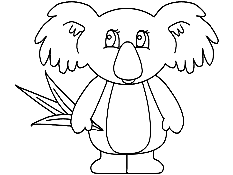 Coloring page: Koala (Animals) #9349 - Free Printable Coloring Pages