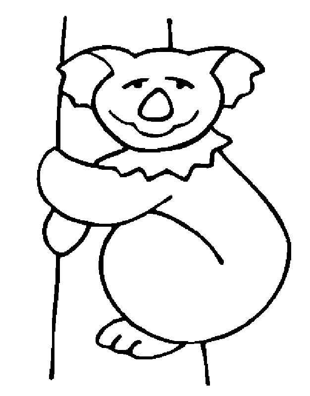 Coloring page: Koala (Animals) #9351 - Free Printable Coloring Pages