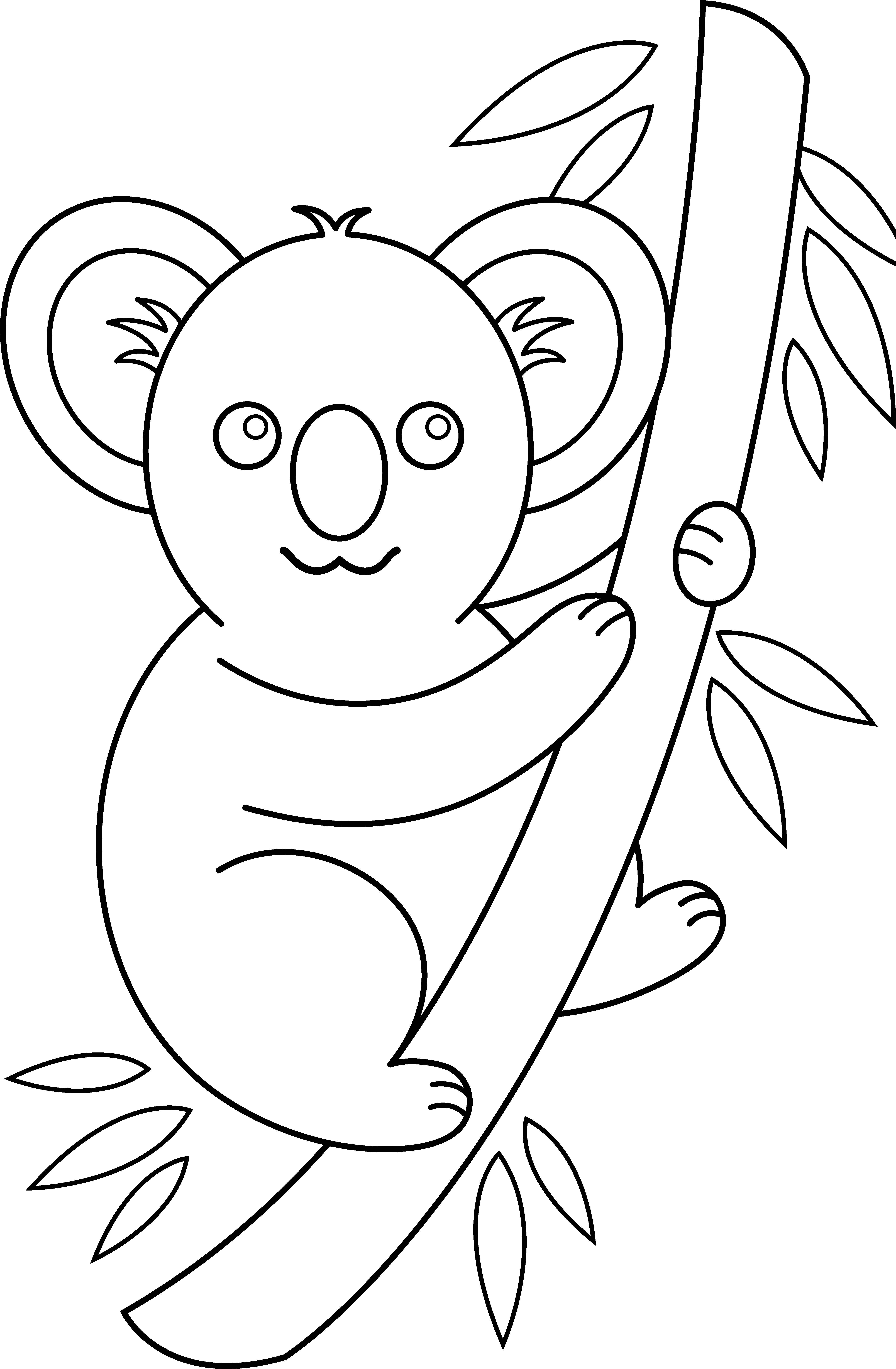 Coloring page: Koala (Animals) #9361 - Free Printable Coloring Pages