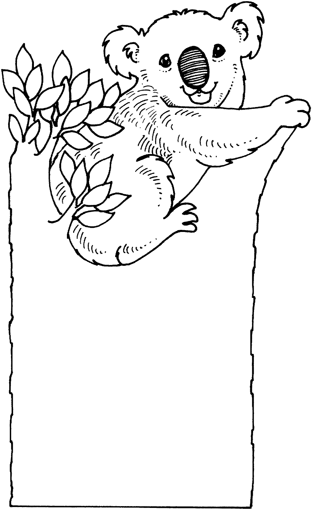 Coloring page: Koala (Animals) #9366 - Free Printable Coloring Pages