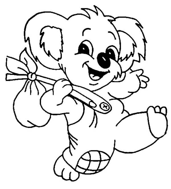 Coloring page: Koala (Animals) #9385 - Free Printable Coloring Pages