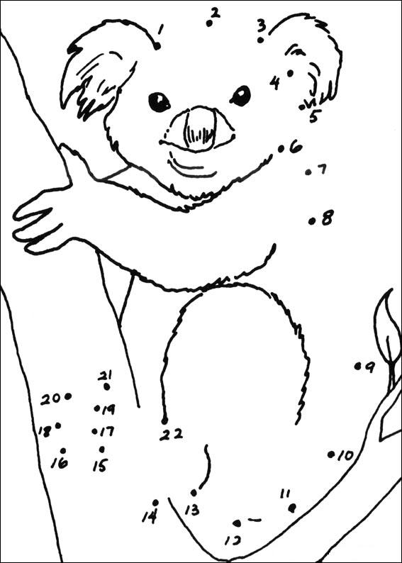 Coloring page: Koala (Animals) #9396 - Free Printable Coloring Pages